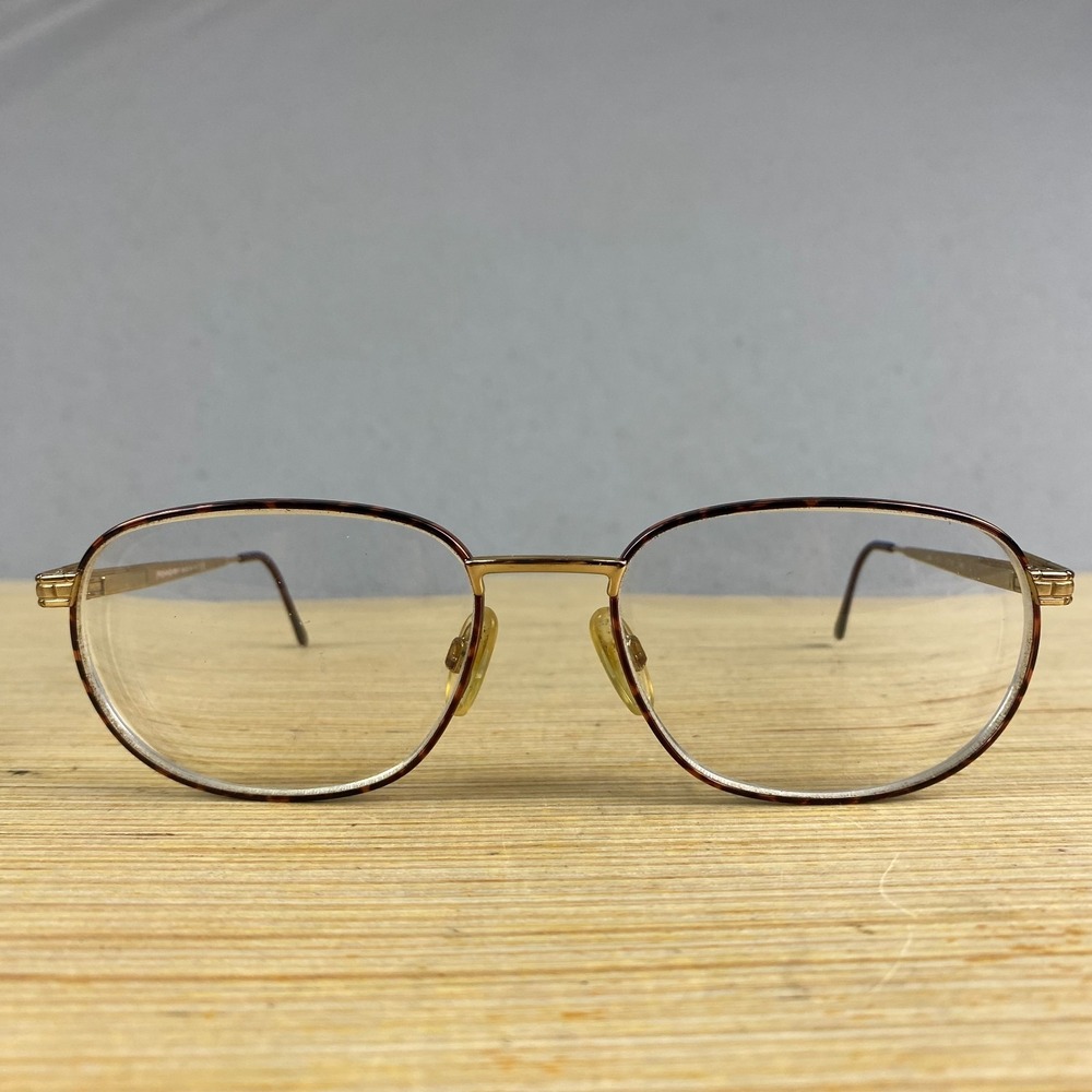 Yves Saint Laurent Eyeglasses 4088 Y173 Gold Tortoise Italy 57 18 140 y2K flex